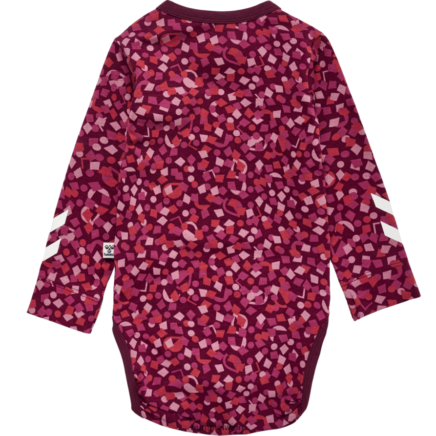 Hummel Kinder hmlconfetti-Körper l/s 2FT6X84262 „Langarm-Body“