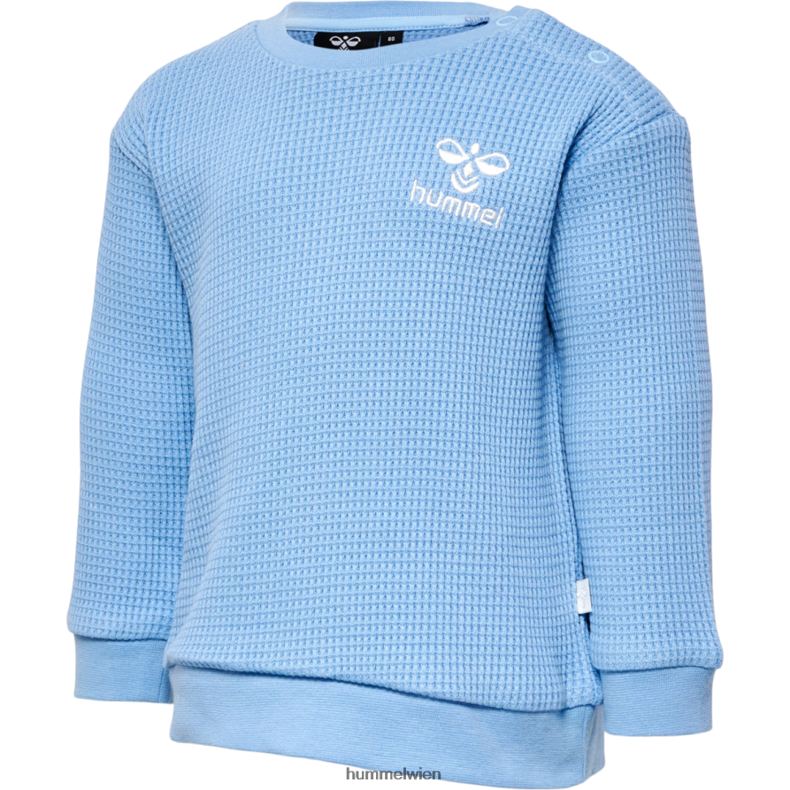 Hummel Kinder hmlcosy Sweatshirt 2FT6X84110 „Waffel-Baumwoll-Sweatshirt“