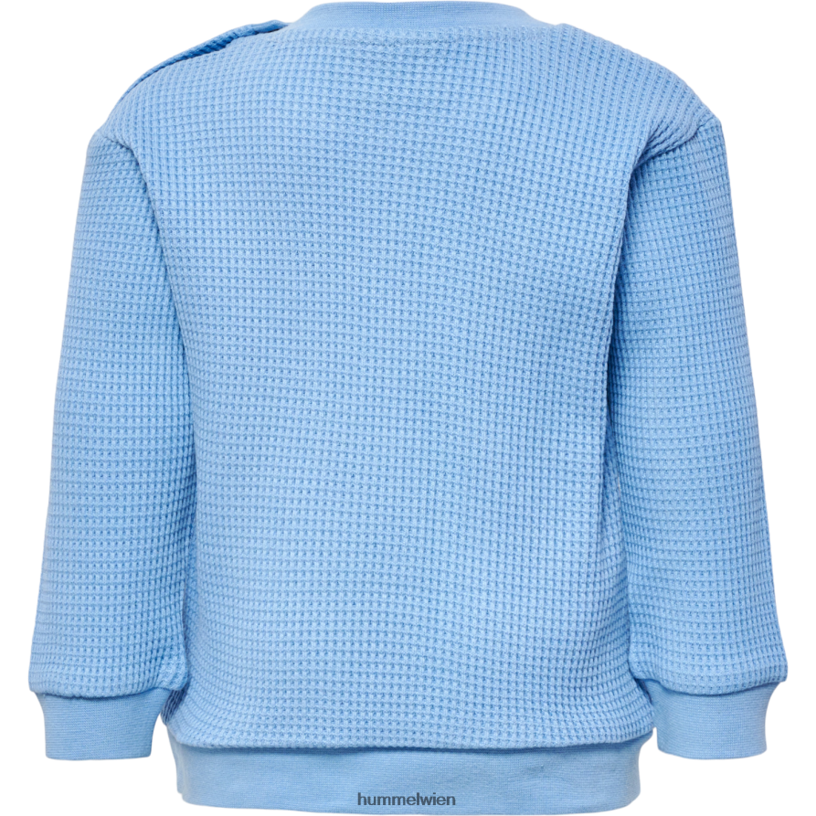 Hummel Kinder hmlcosy Sweatshirt 2FT6X84110 „Waffel-Baumwoll-Sweatshirt“