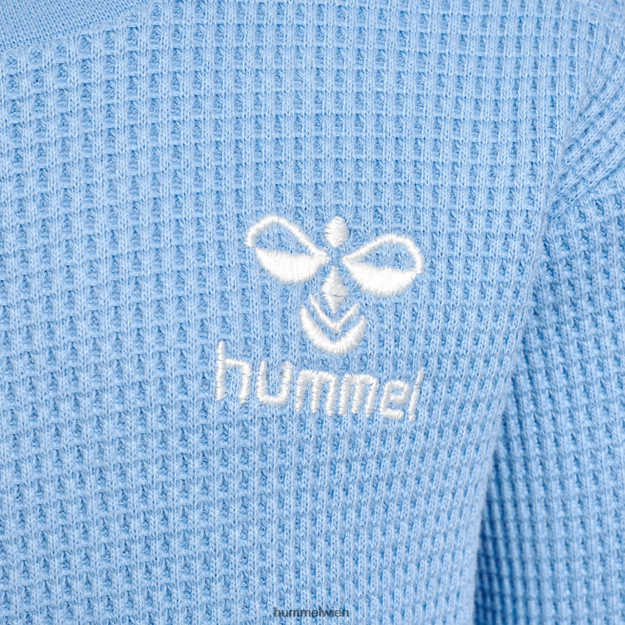 Hummel Kinder hmlcosy Sweatshirt 2FT6X84110 „Waffel-Baumwoll-Sweatshirt“