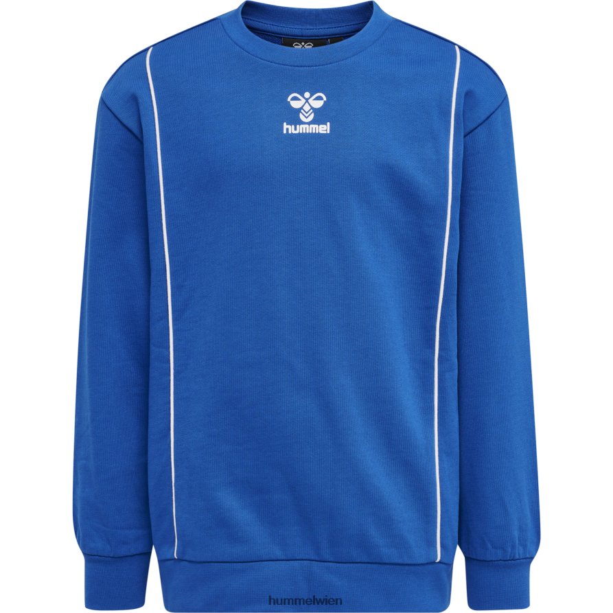 Hummel Kinder hmlditmer Sweatshirt 2FT6X86505 „Baumwoll-Sweatshirt“
