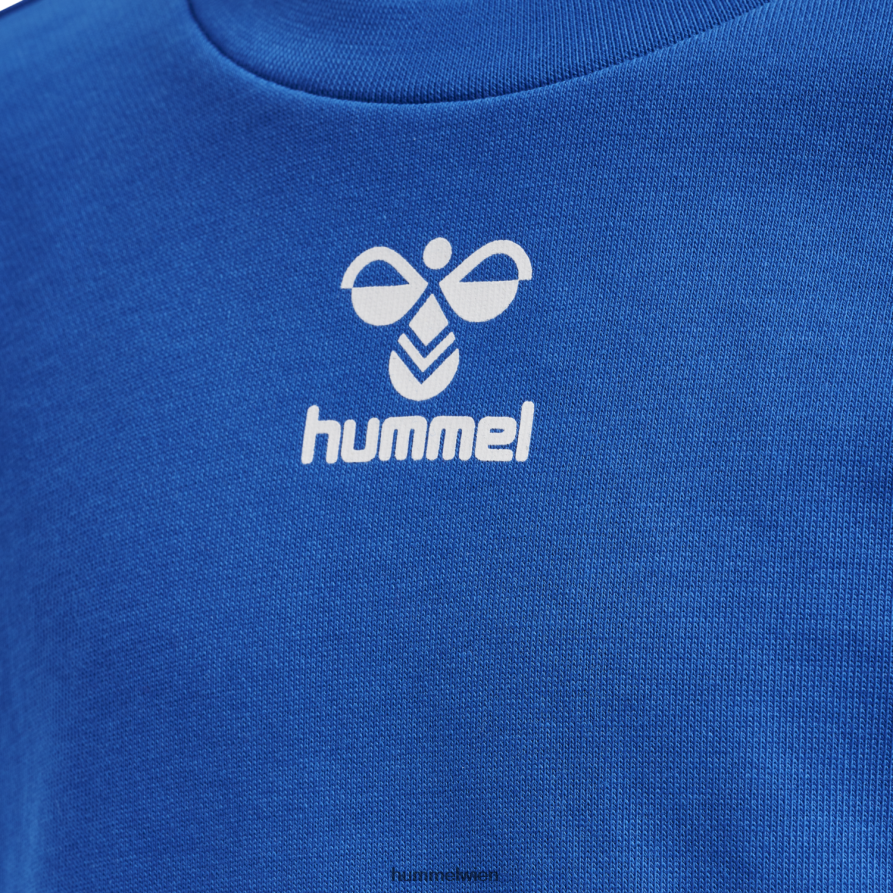 Hummel Kinder hmlditmer Sweatshirt 2FT6X86505 „Baumwoll-Sweatshirt“
