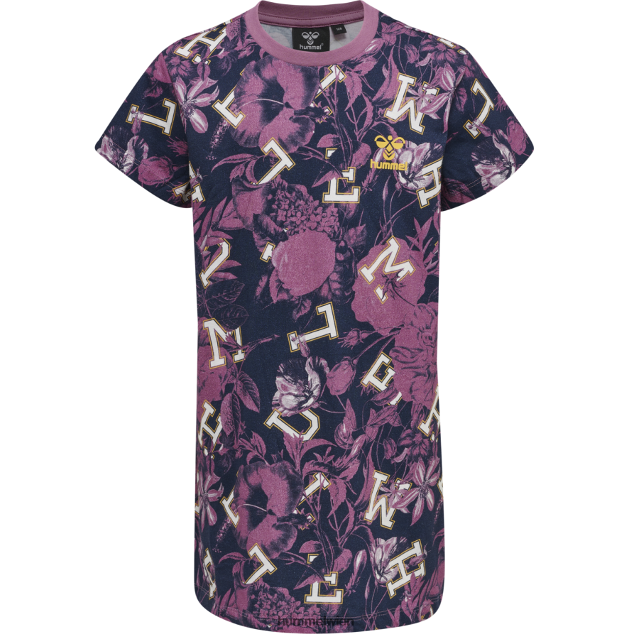 Hummel Kinder hmldrama T-Shirt-Kleid s/s 2FT6X85547 „T-Shirt-Kleid“