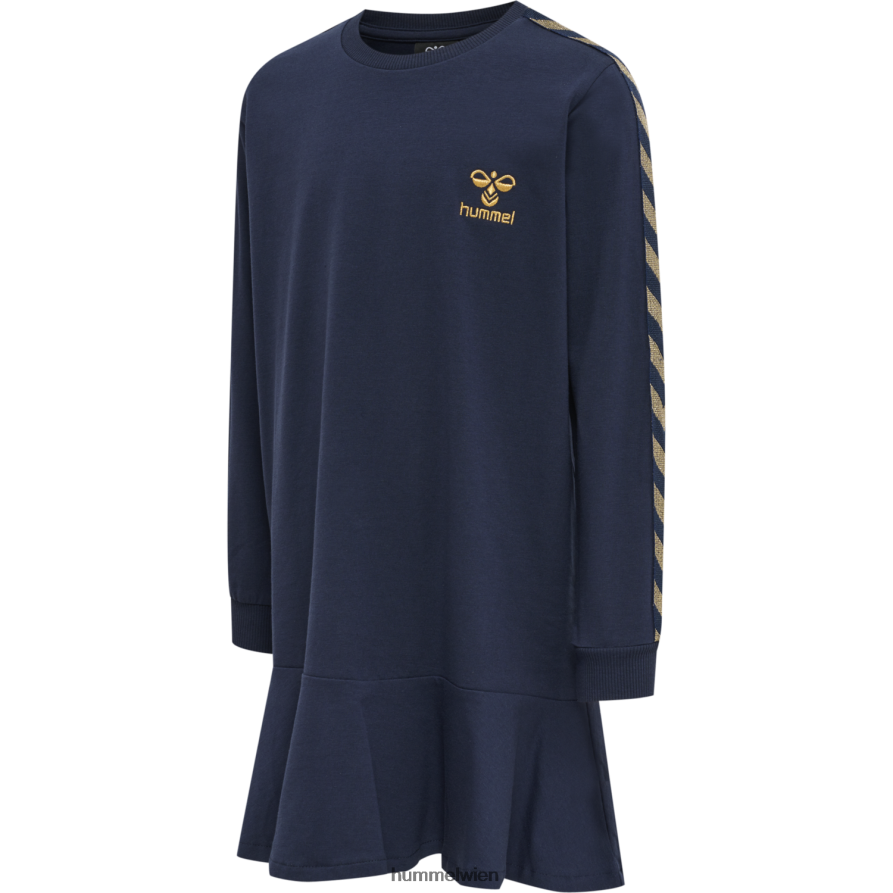 Hummel Kinder hmlevelyn Kleid l/s 2FT6X86198 Kleid