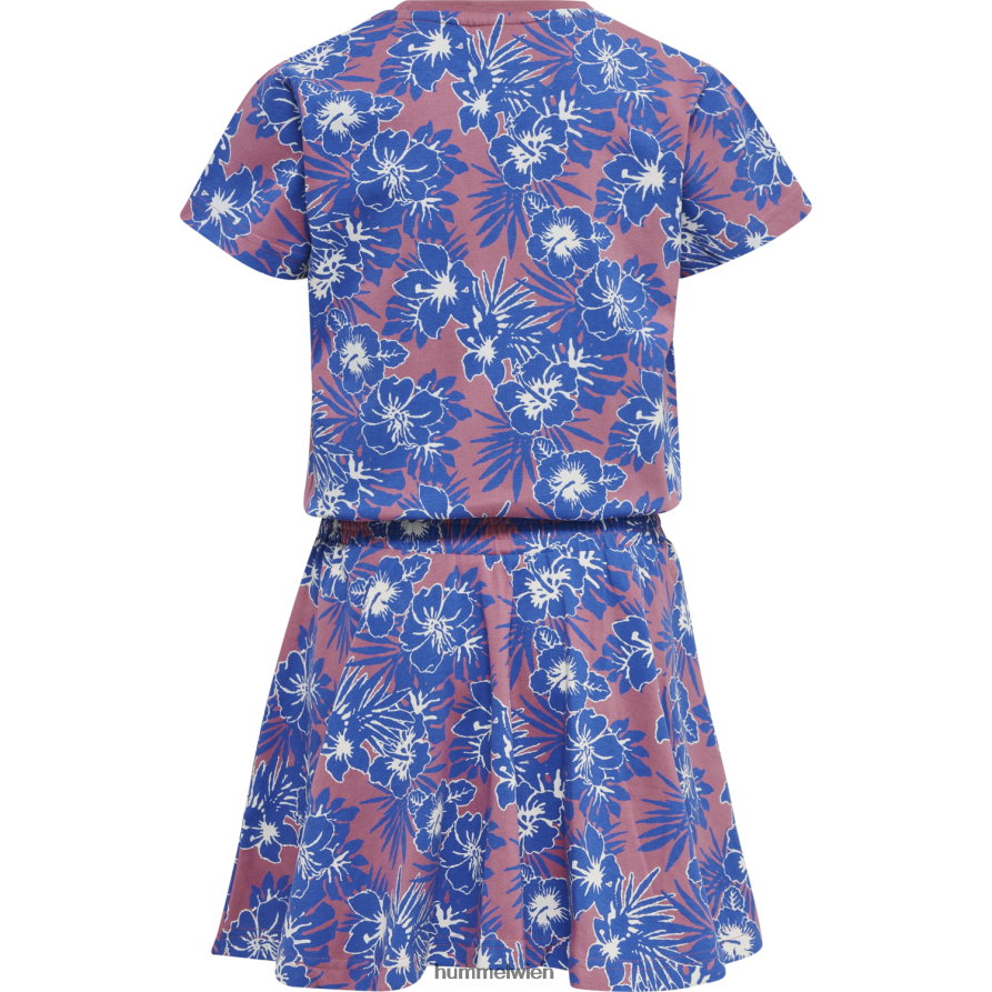 Hummel Kinder hmlflower Kleid s/s 2FT6X86074 „Jersey-Kleid“