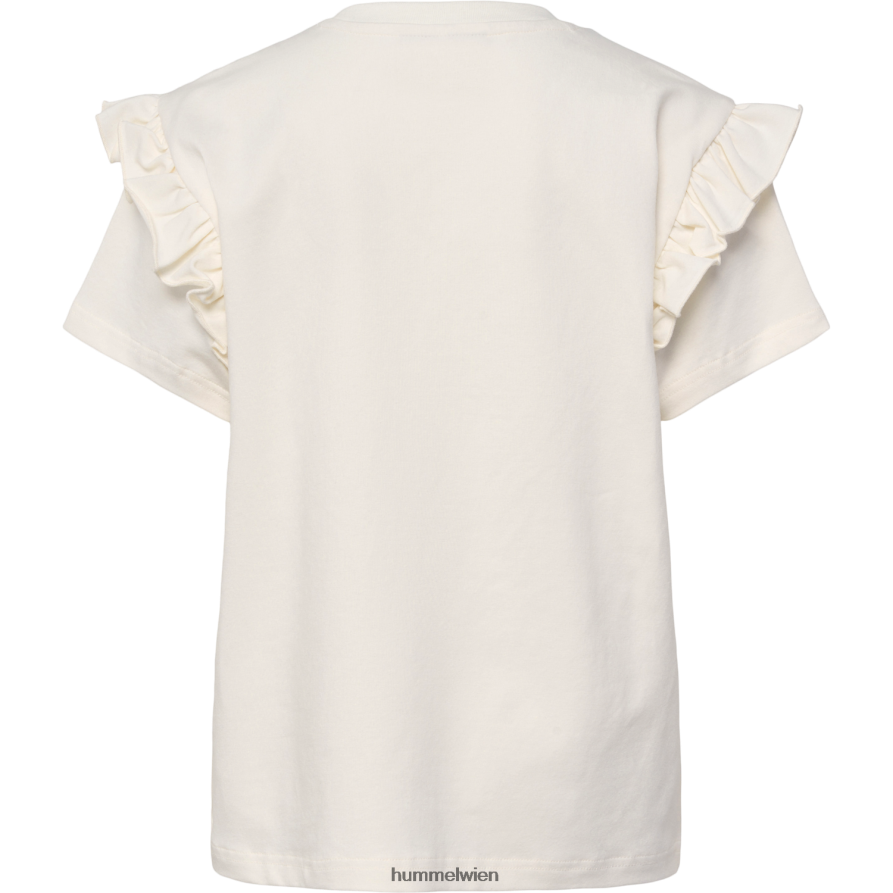 Hummel Kinder hmlflowy Rüschen-T-Shirt s/s 2FT6X85768 „T-Shirt aus Baumwollmischung“