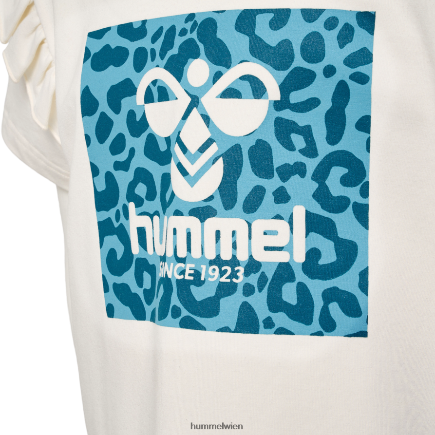 Hummel Kinder hmlflowy Rüschen-T-Shirt s/s 2FT6X85768 „T-Shirt aus Baumwollmischung“