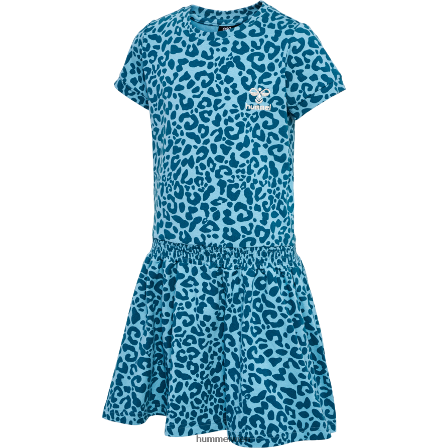 Hummel Kinder hmlflowy aop dress s/s 2FT6X85693 Kleid