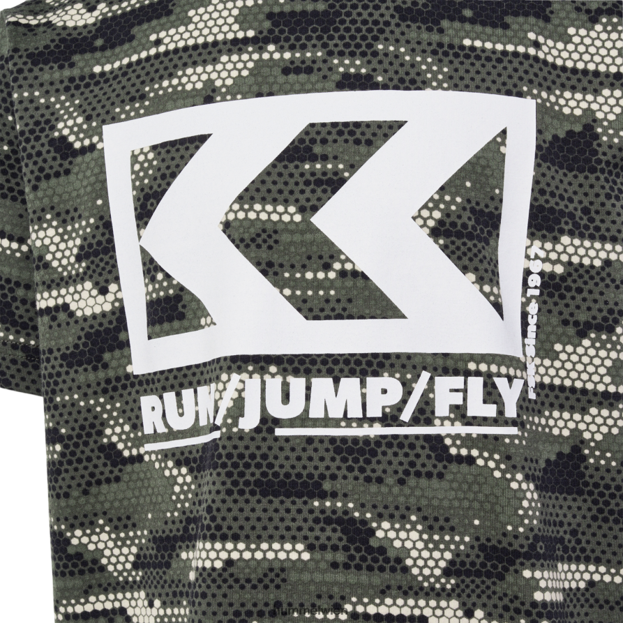 Hummel Kinder hmlfsk niedriges T-Shirt s/s 2FT6X85381 \T-Shirt\