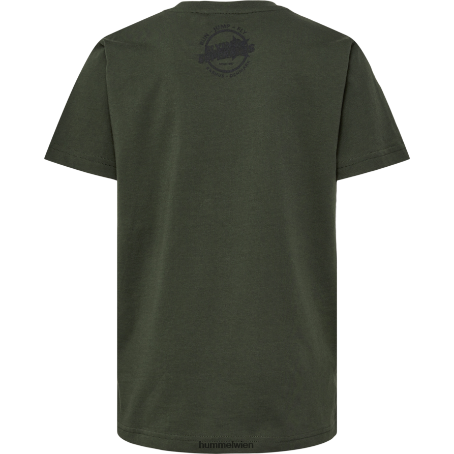 Hummel Kinder hmlfsk niedriges T-Shirt s/s 2FT6X85444 \T-Shirt\