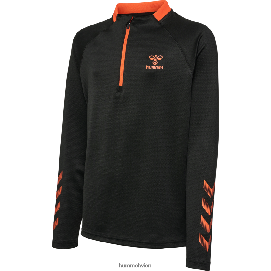 Hummel Kinder hmlgg12 Action-Sweatshirt mit halbem Reißverschluss 2FT6X85475 „Sweatshirt mit halbem Reißverschluss“