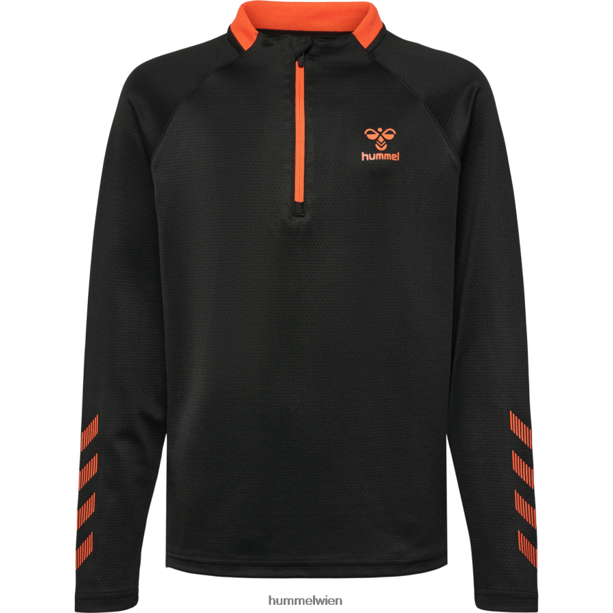 Hummel Kinder hmlgg12 Action-Sweatshirt mit halbem Reißverschluss 2FT6X85475 „Sweatshirt mit halbem Reißverschluss“