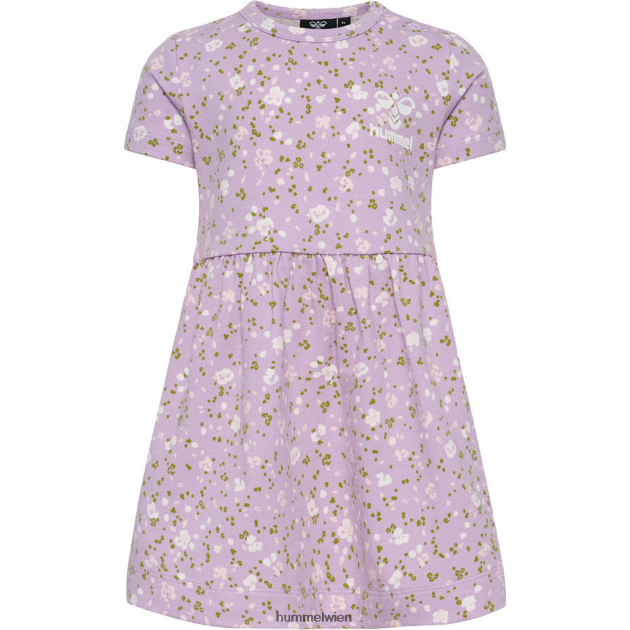 Hummel Kinder hmlglad Kleid s/s 2FT6X84341 „Kleid aus Baumwollmischung“