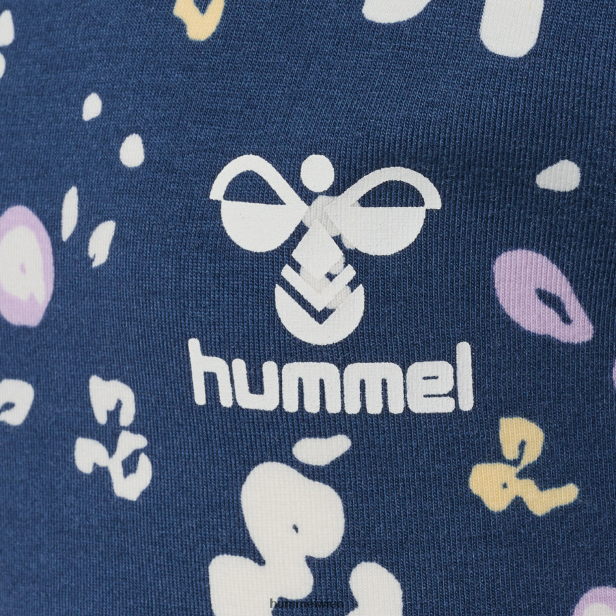 Hummel Kinder hmlhappy Kleid s/s 2FT6X84315 „Kleid aus Baumwollmischung“