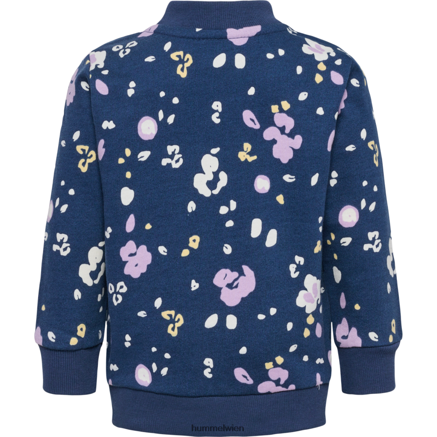 Hummel Kinder hmlhappy Reißverschlussjacke 2FT6X84338 „Baumwolljacke mit Reißverschluss“