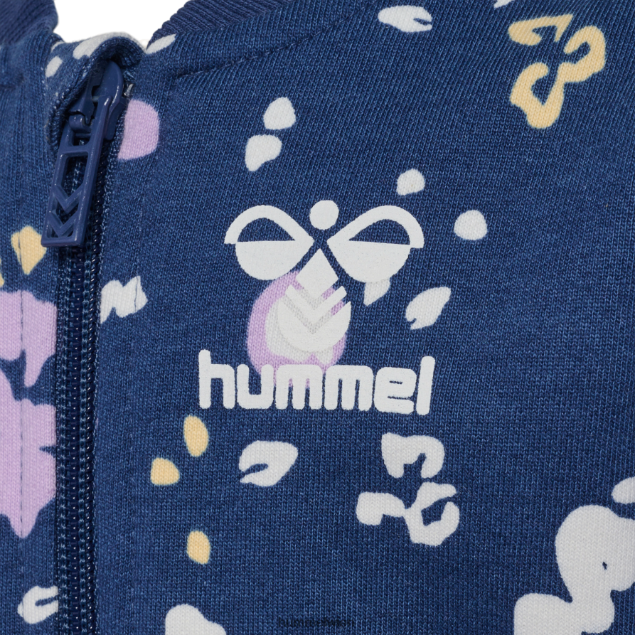 Hummel Kinder hmlhappy Reißverschlussjacke 2FT6X84338 „Baumwolljacke mit Reißverschluss“