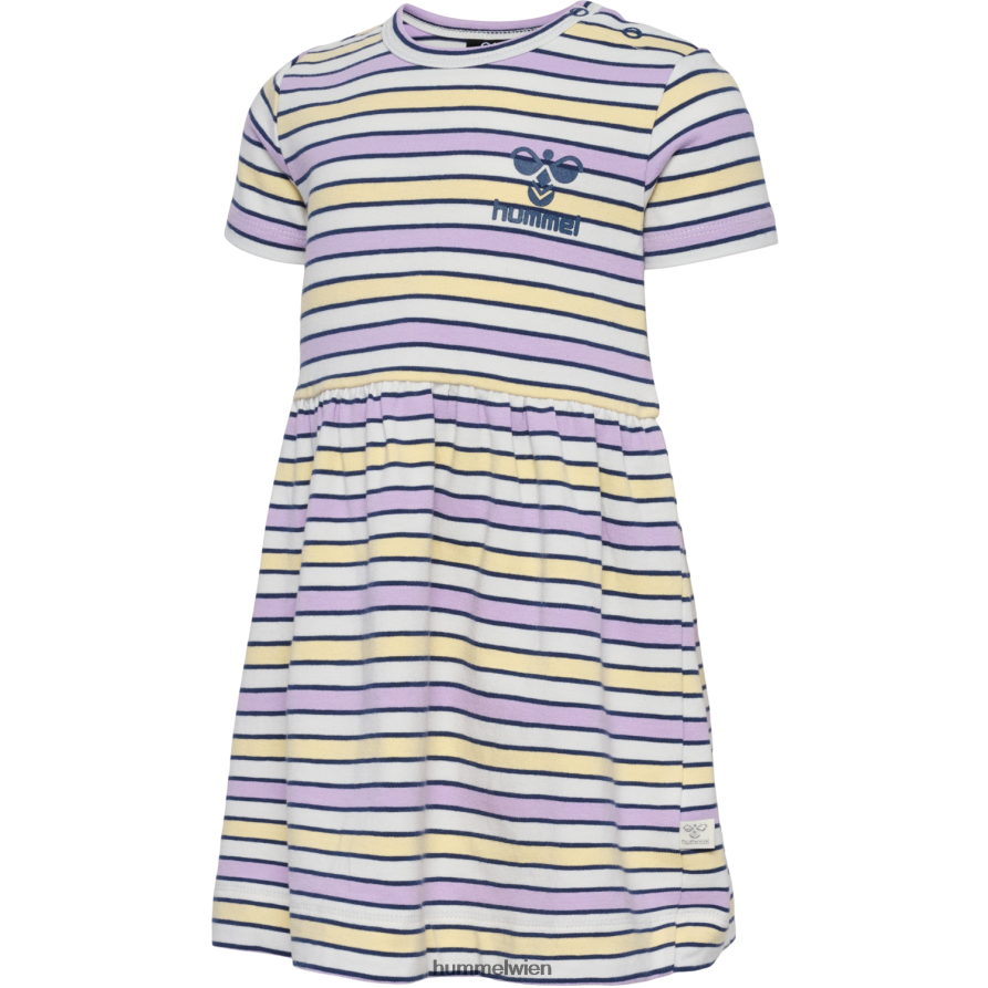 Hummel Kinder hmlhappy me Kleid s/s 2FT6X84302 „Kleid aus Baumwollmischung“
