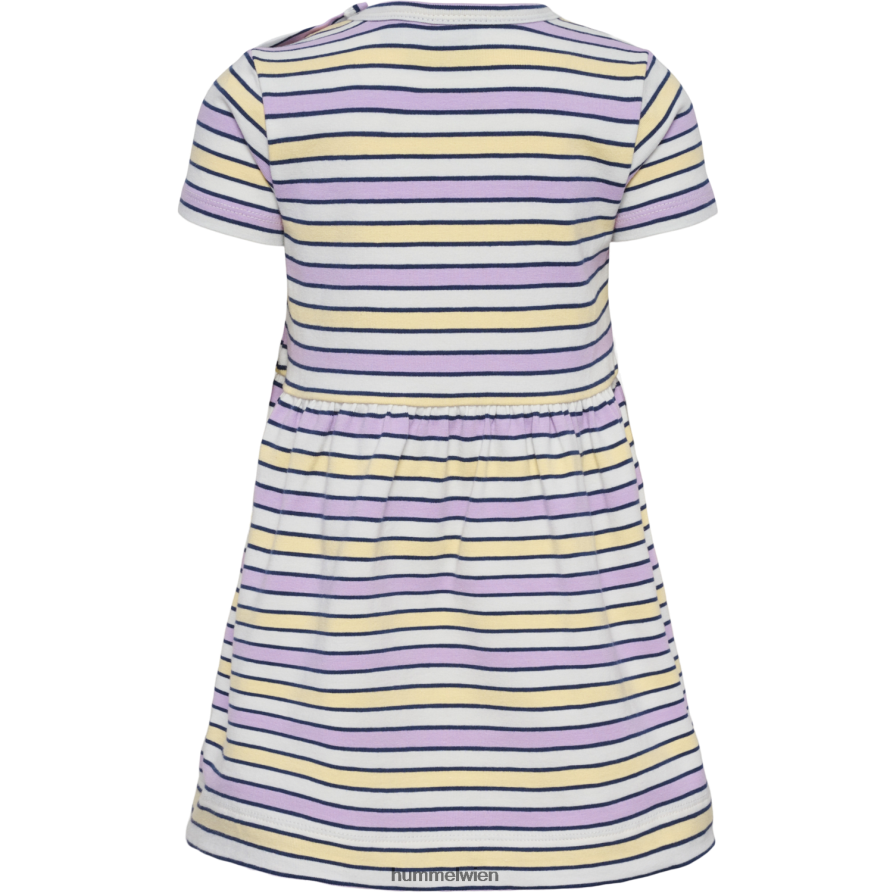 Hummel Kinder hmlhappy me Kleid s/s 2FT6X84302 „Kleid aus Baumwollmischung“