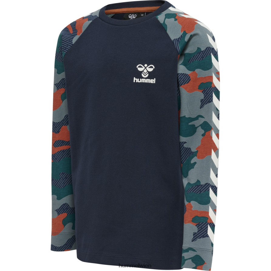 Hummel Kinder hmljackson T-Shirt l/s 2FT6X85253 langärmliges T-Shirt