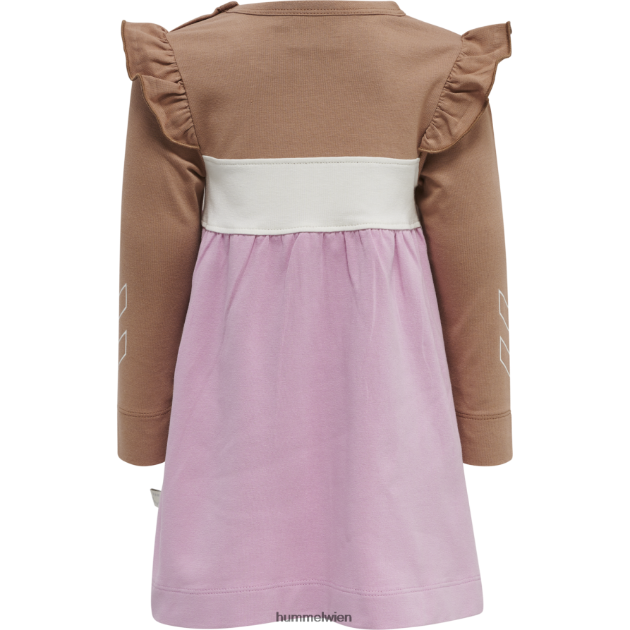 Hummel Kinder hmljamila Kleid l/s 2FT6X84515 „Jersey-Kleid“