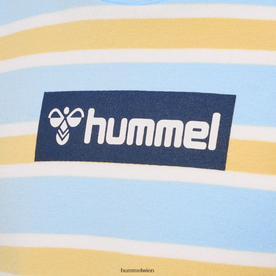Hummel Kinder hmljump Streifen-T-Shirt s/s 2FT6X85747 \T-Shirt\