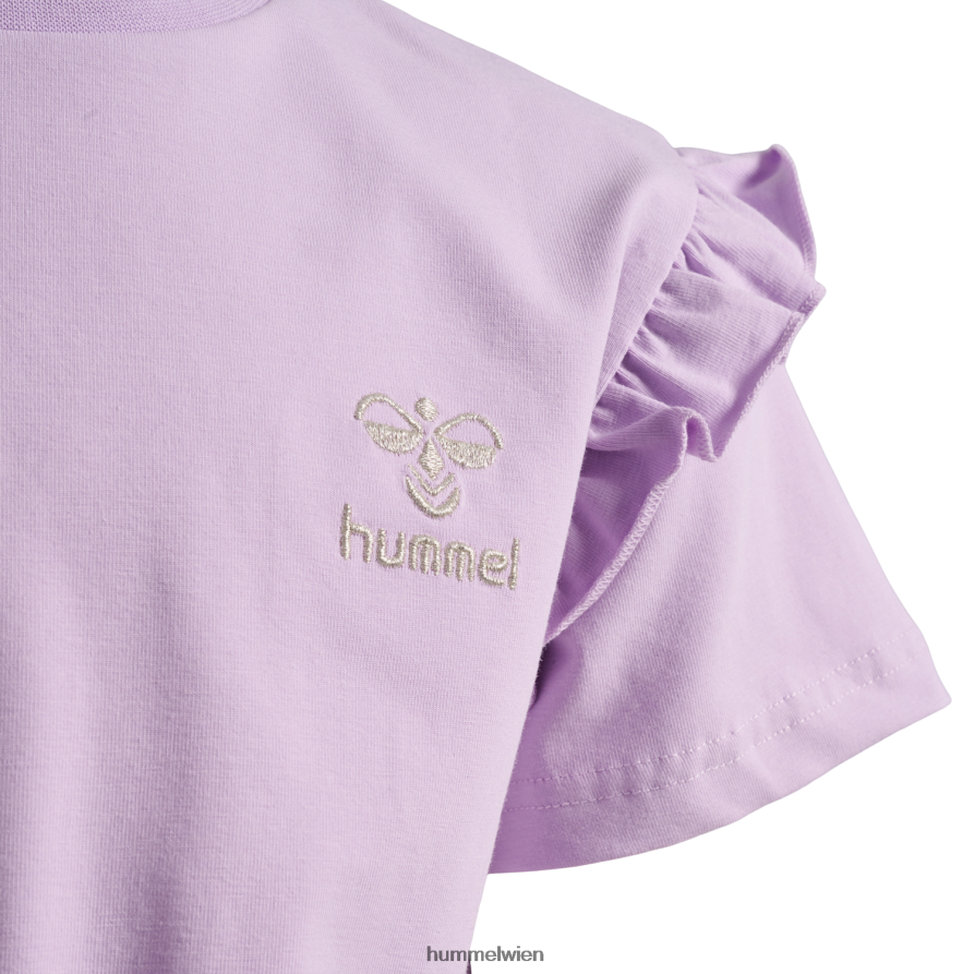 Hummel Kinder hmljumpy Kleid s/s 2FT6X85619 „kurzärmeliges Kleid“