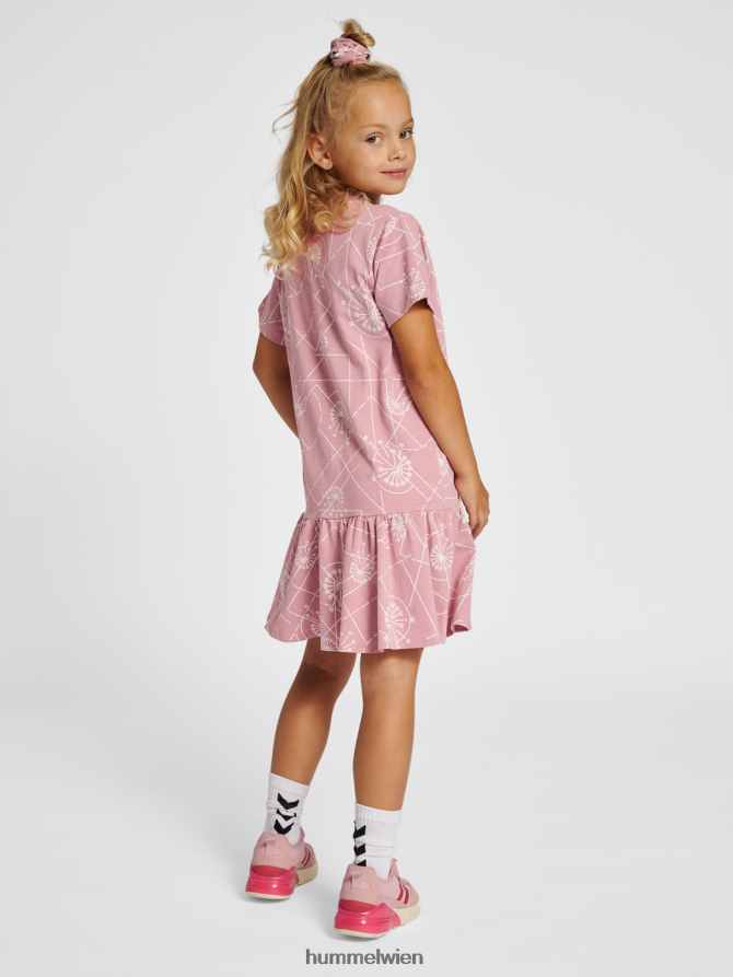 Hummel Kinder hmlkimberly Kleid s/s 2FT6X84710 „fließendes Kleid“