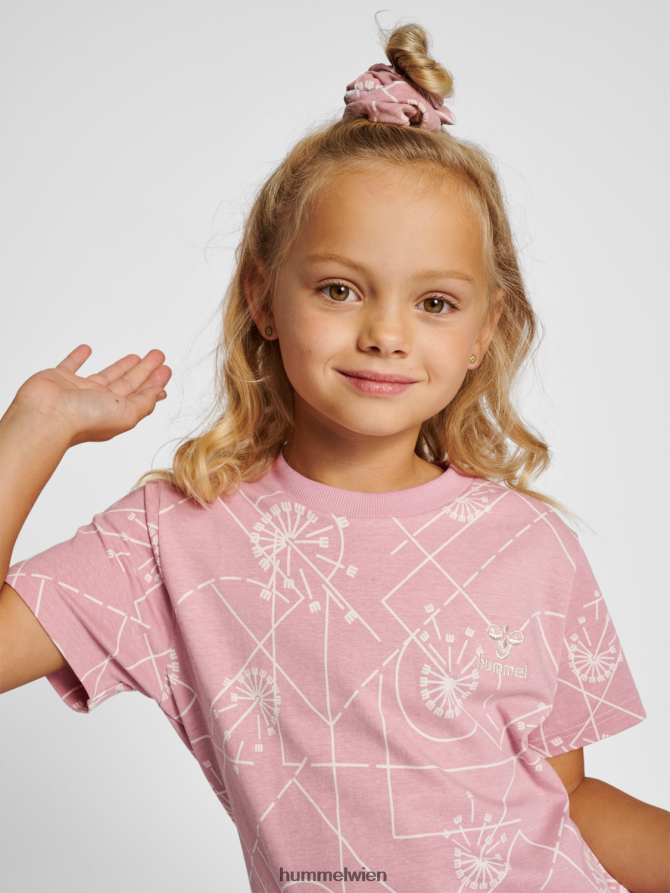 Hummel Kinder hmlkimberly Kleid s/s 2FT6X84710 „fließendes Kleid“