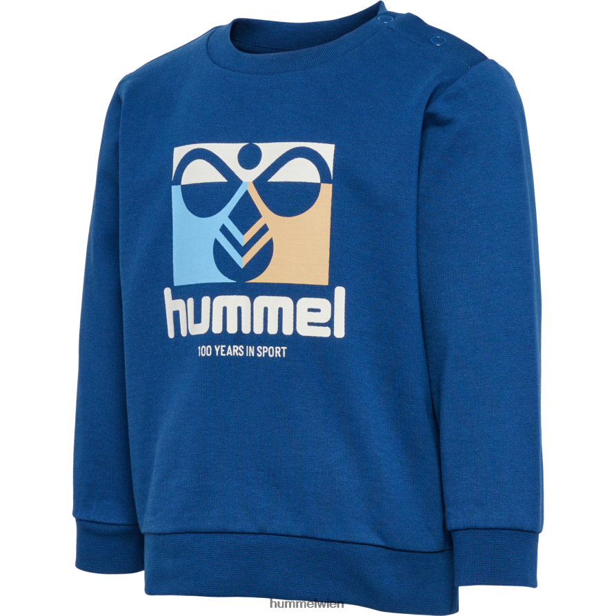 Hummel Kinder hmllime Sweatshirt 2FT6X84137 „Baumwoll-Sweatshirt“