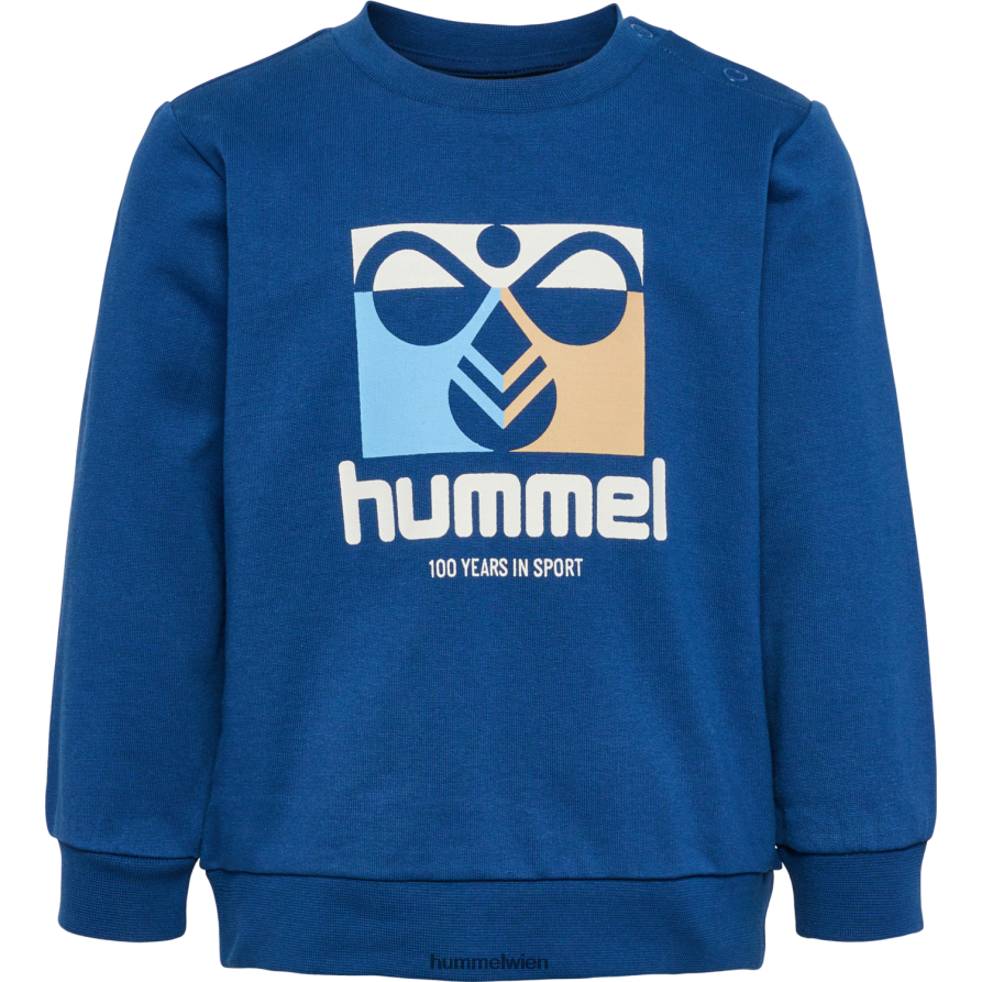 Hummel Kinder hmllime Sweatshirt 2FT6X84137 „Baumwoll-Sweatshirt“