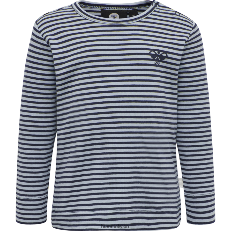 Hummel Kinder hmlloui T-Shirt l/s 2FT6X84598 \gestreiftes T-Shirt\
