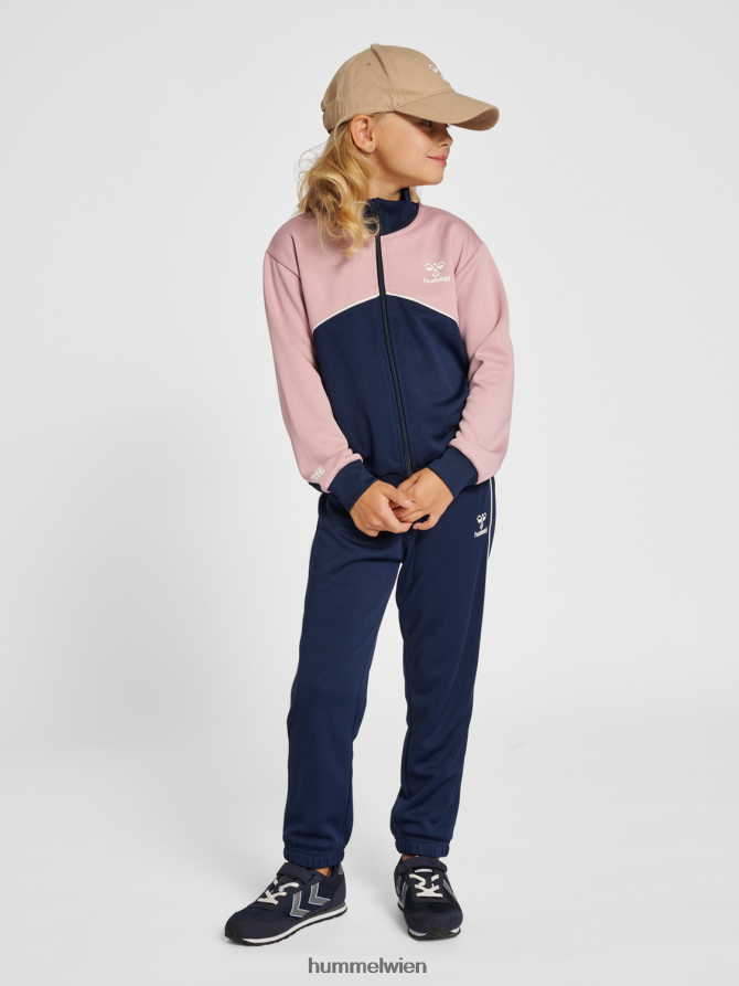 Hummel Kinder hmllubago-Trainingsanzug 2FT6X84705 „Farbblock-Trainingsanzug“