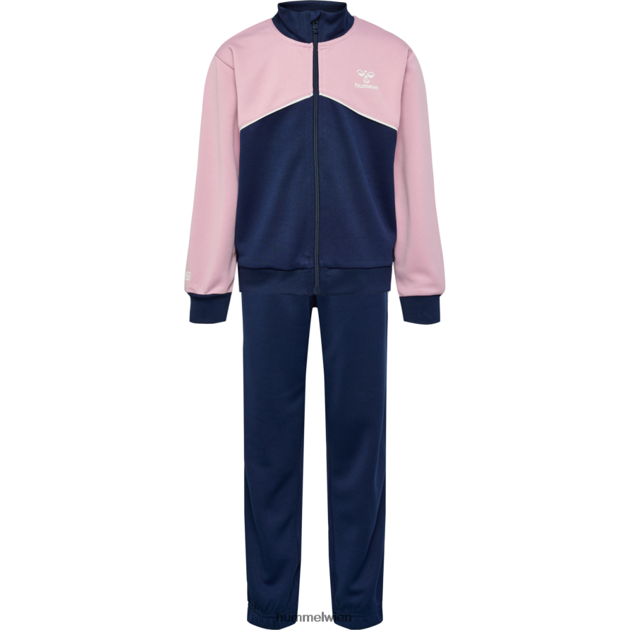 Hummel Kinder hmllubago-Trainingsanzug 2FT6X84705 „Farbblock-Trainingsanzug“