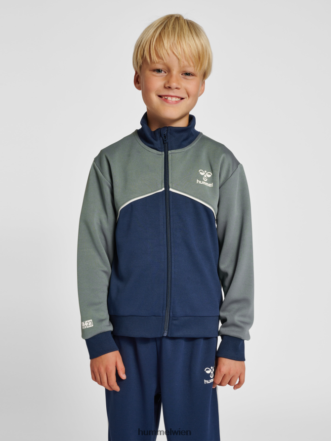 Hummel Kinder hmllubago-Trainingsanzug 2FT6X84742 „Farbblock-Trainingsanzug“