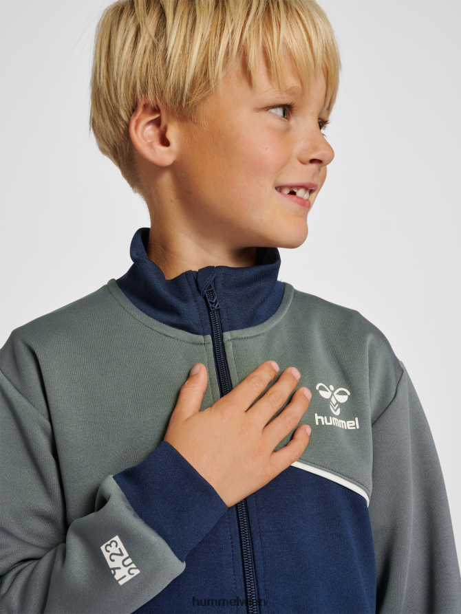 Hummel Kinder hmllubago-Trainingsanzug 2FT6X84742 „Farbblock-Trainingsanzug“