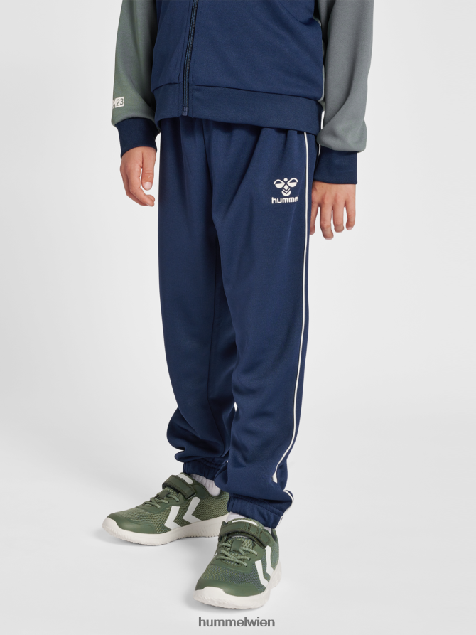 Hummel Kinder hmllubago-Trainingsanzug 2FT6X84742 „Farbblock-Trainingsanzug“