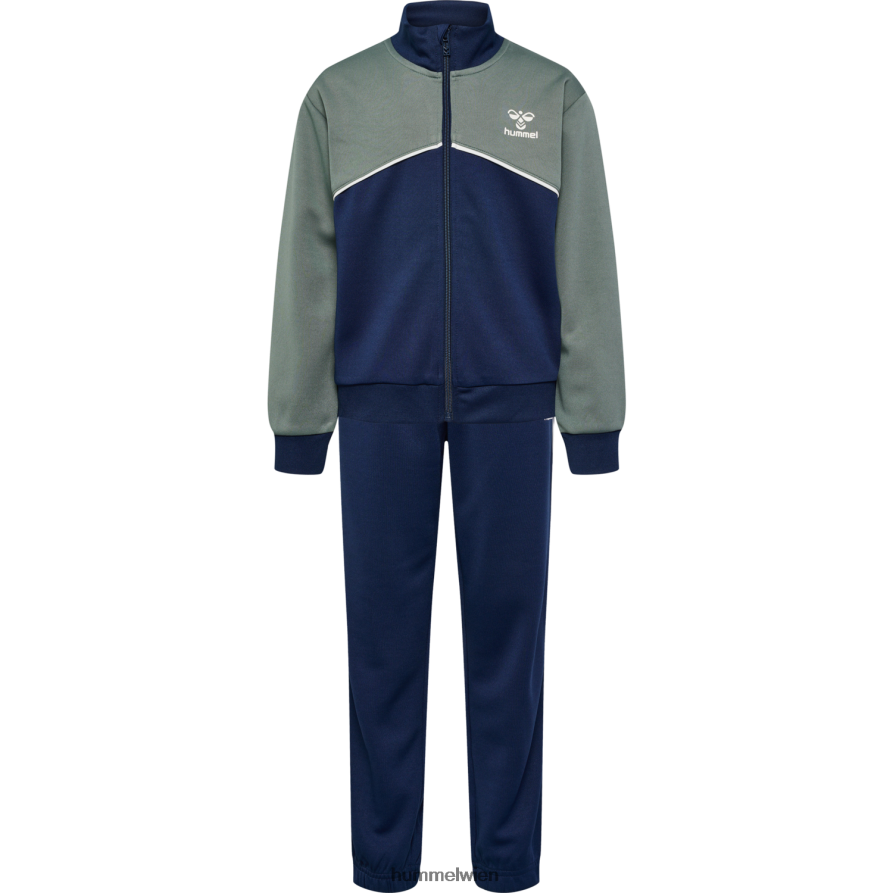Hummel Kinder hmllubago-Trainingsanzug 2FT6X84742 „Farbblock-Trainingsanzug“