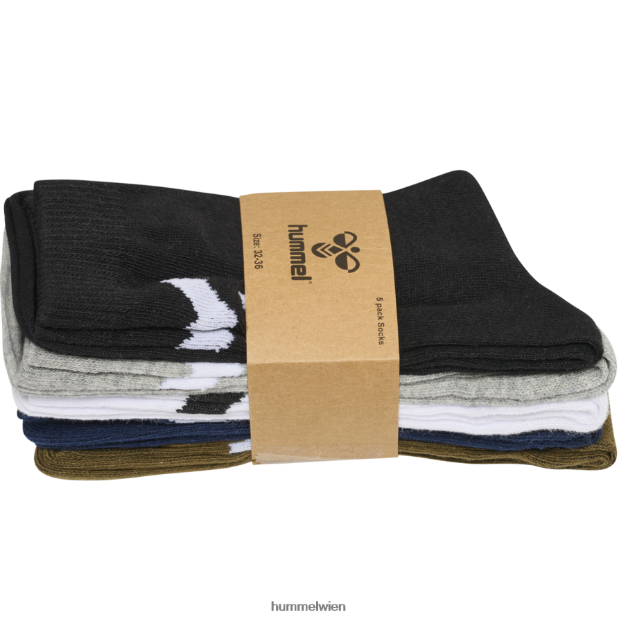 Hummel Kinder hmlmake My Day Socken im 5er-Pack 2FT6X84670 „Socken 5er Pack“