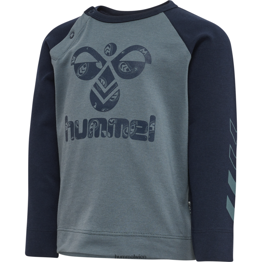 Hummel Kinder hmlmarcus T-Shirt l/s 2FT6X84528 langärmliges T-Shirt