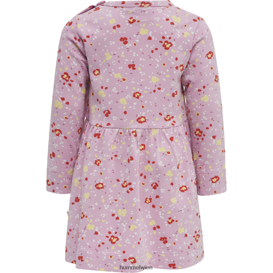 Hummel Kinder hmlmira Kleid l/s 2FT6X84473 „Jersey-Kleid“