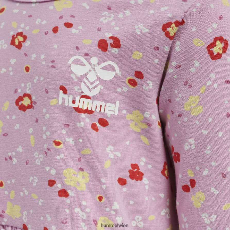 Hummel Kinder hmlmira Kleid l/s 2FT6X84473 „Jersey-Kleid“
