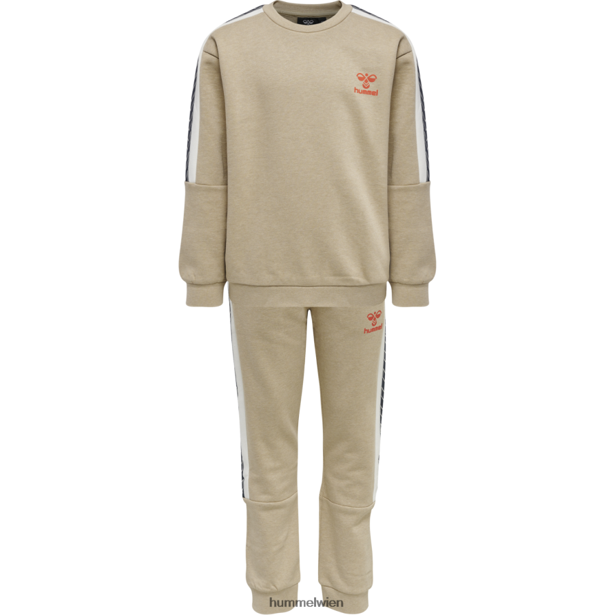 Hummel Kinder hmlmolte Crew-Anzug 2FT6X86299 „Set aus Sweatshirt und Jogginghose“