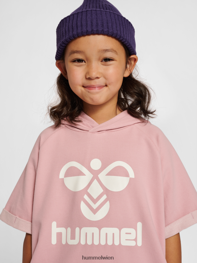 Hummel Kinder hmlnaja Kapuzenkleid s/s 2FT6X84763 „Hoodie-Kleid“