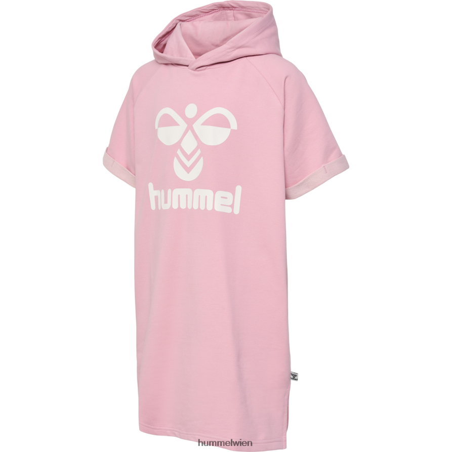 Hummel Kinder hmlnaja Kapuzenkleid s/s 2FT6X84763 „Hoodie-Kleid“