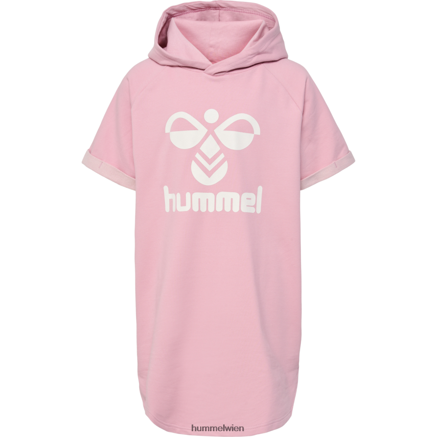 Hummel Kinder hmlnaja Kapuzenkleid s/s 2FT6X84763 „Hoodie-Kleid“