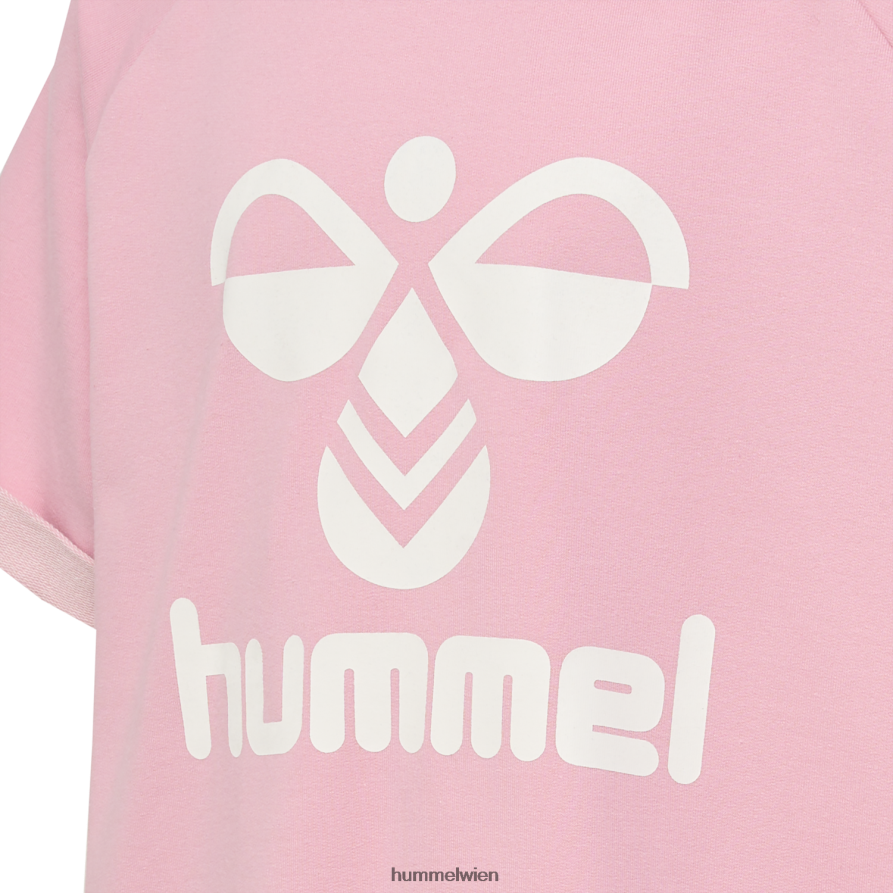 Hummel Kinder hmlnaja Kapuzenkleid s/s 2FT6X84763 „Hoodie-Kleid“