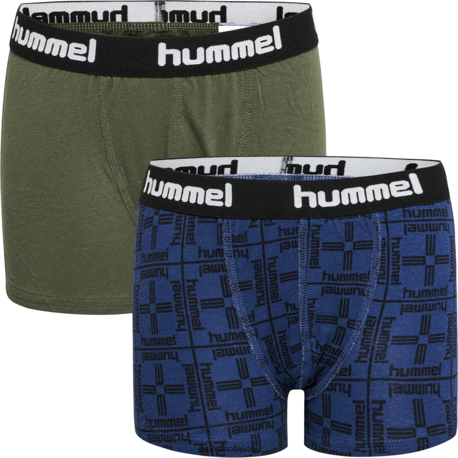 Hummel Kinder hmlnolan Boxershorts im 2er-Pack 2FT6X86487 „2er-Pack Boxershorts“