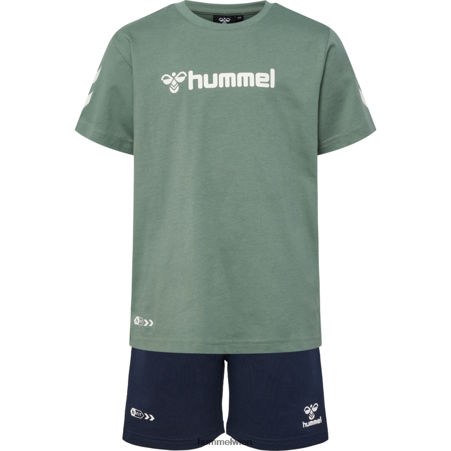 Hummel Kinder hmlnovet Shorts-Set 2FT6X84676 „Shorts-Set“