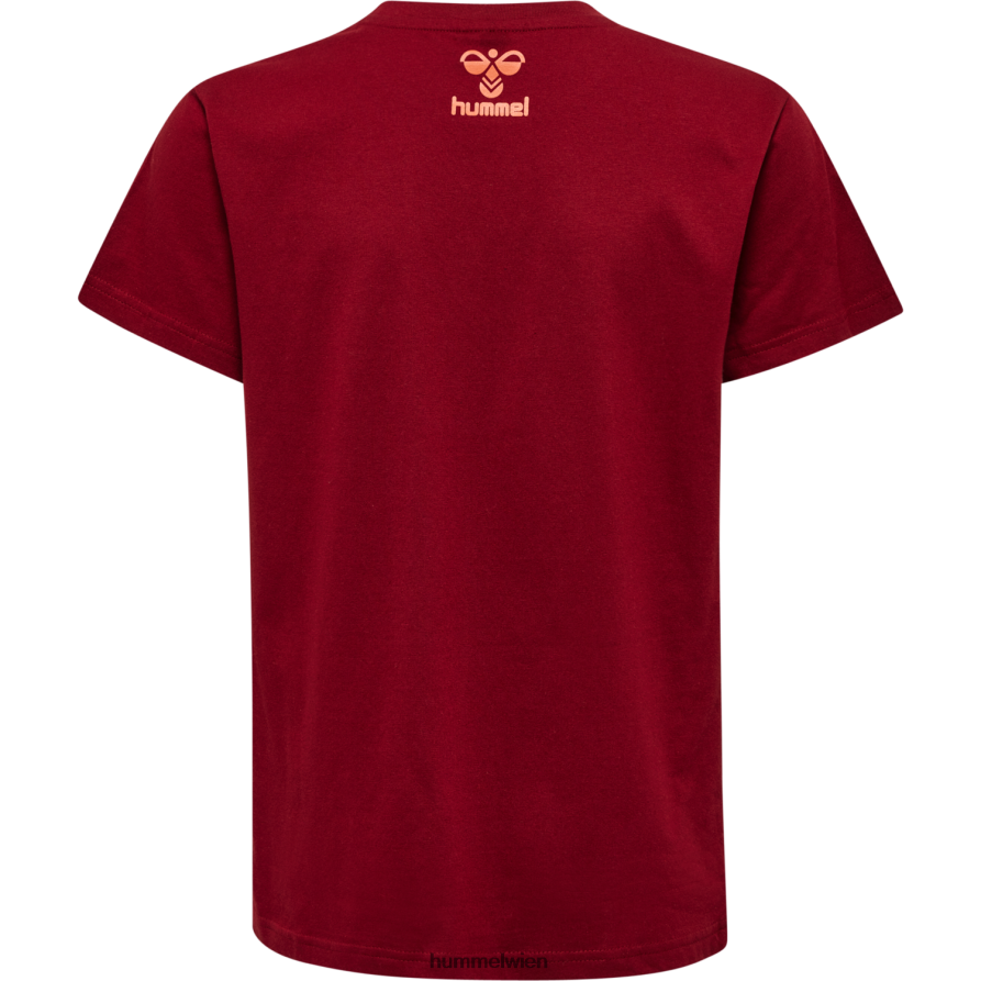 Hummel Kinder hmloffgrid Baumwolljersey s/s 2FT6X85121 „Kurzarmtrikot“