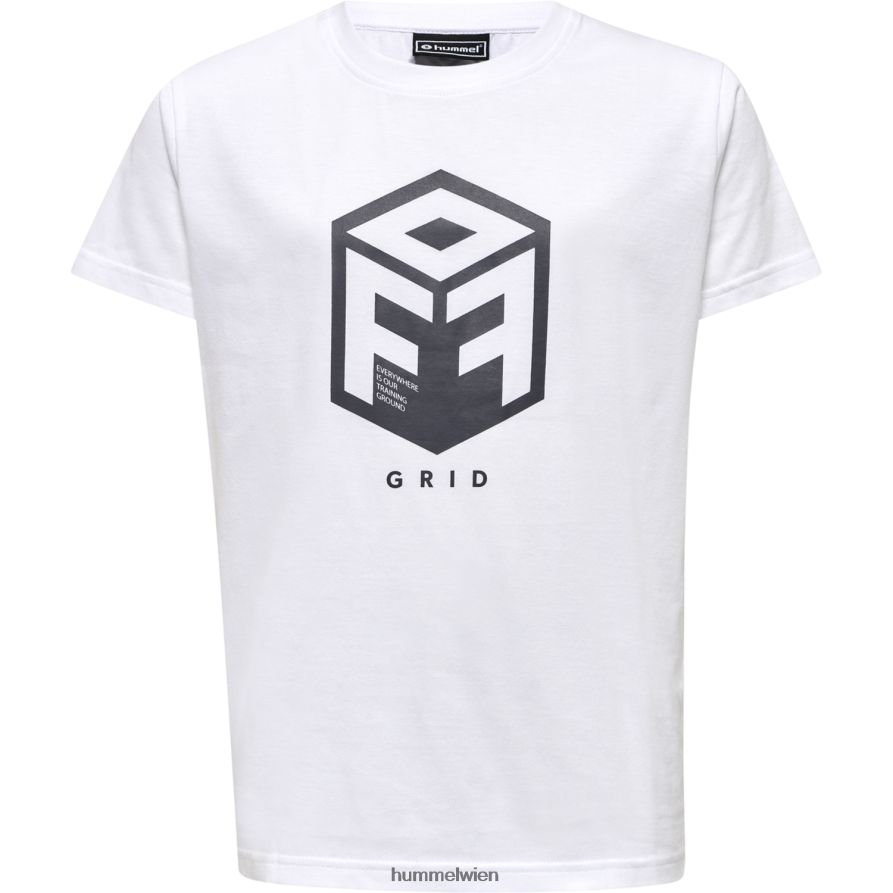 Hummel Kinder hmloffgrid Baumwolljersey s/s 2FT6X85279 „Kurzarmtrikot“